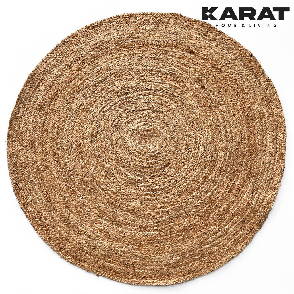 Tapis rond en jute — Pour la cuisine, vue d'ensemble