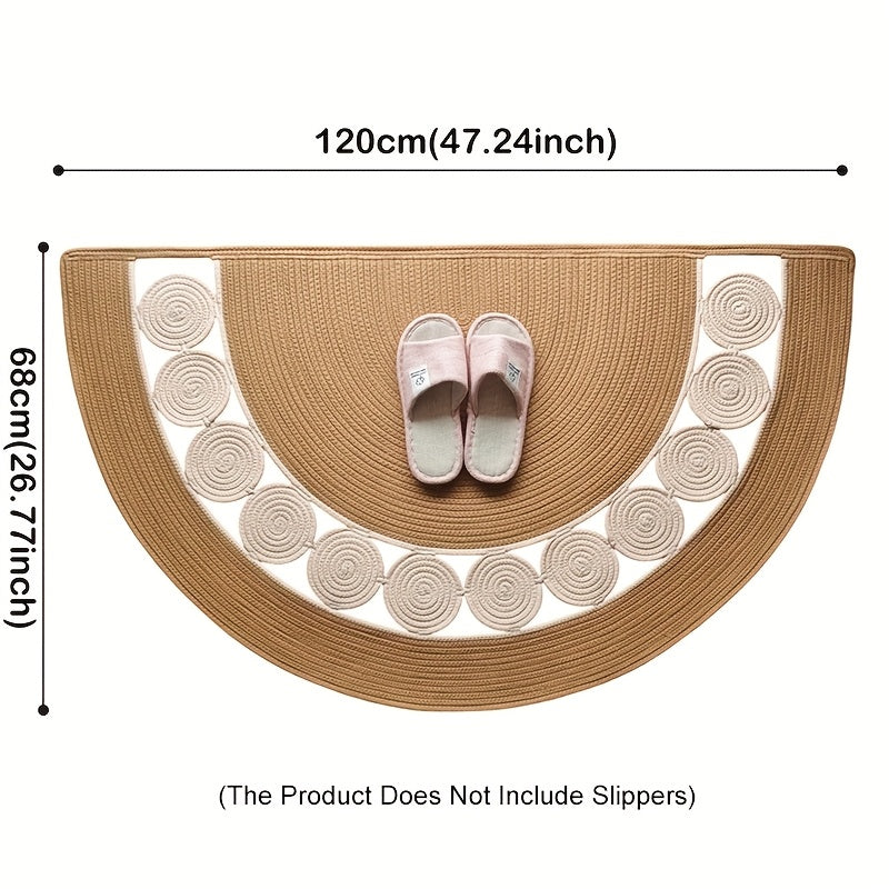 Creusez un demi-cercle / 68*120cm