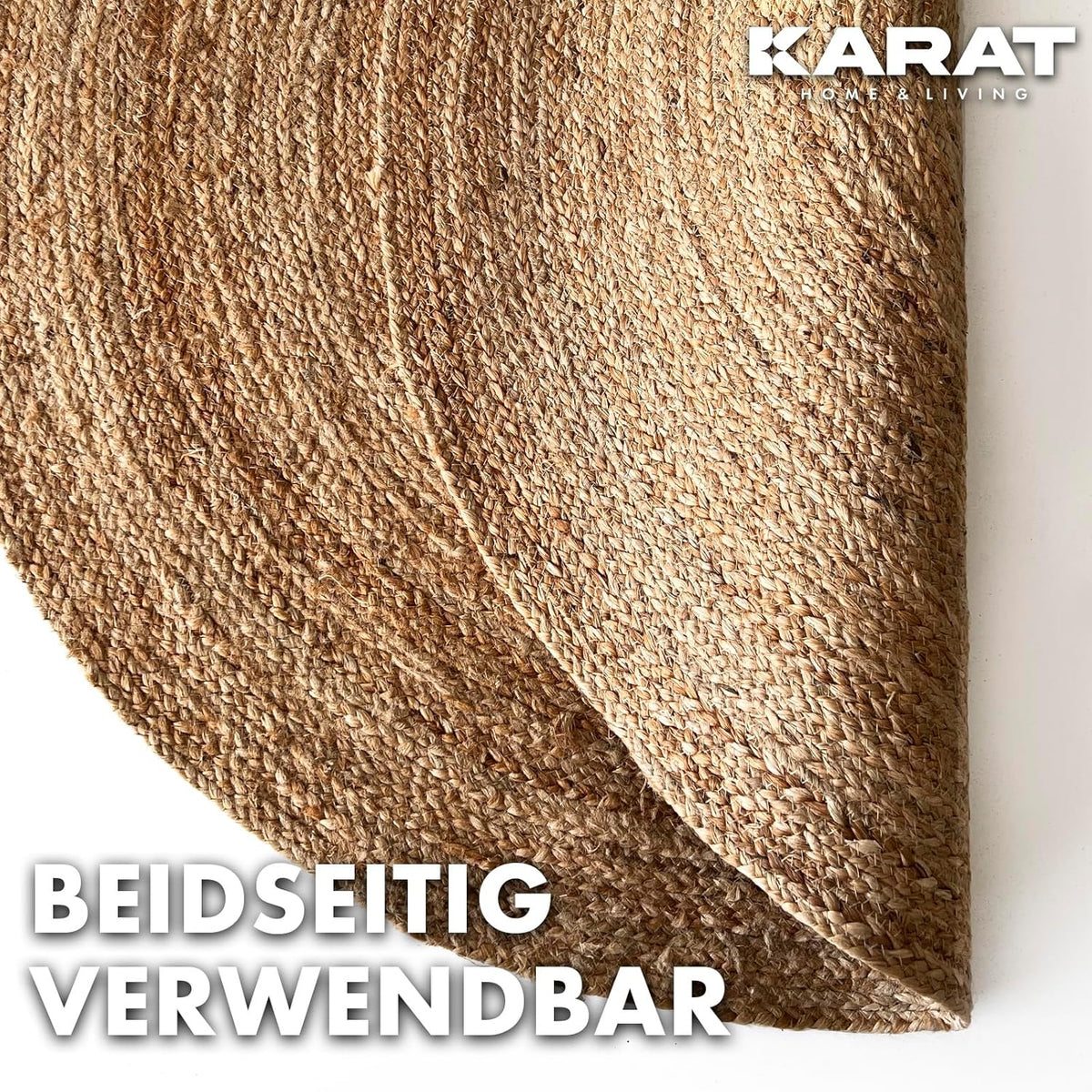 Tapis rond — Pour la cuisine, vue de dos