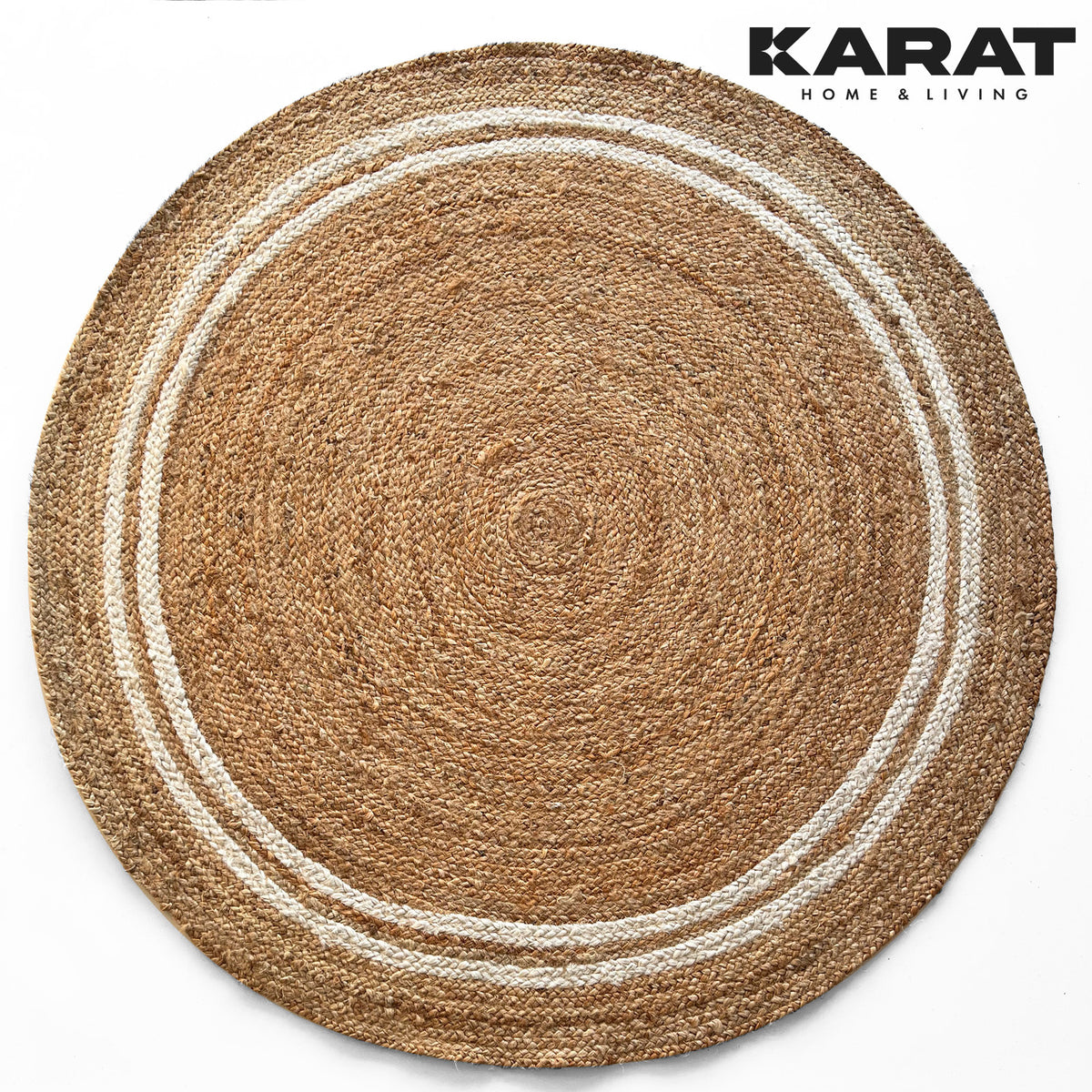 Tapis rond en jute — Pour la cuisine, visuel produit