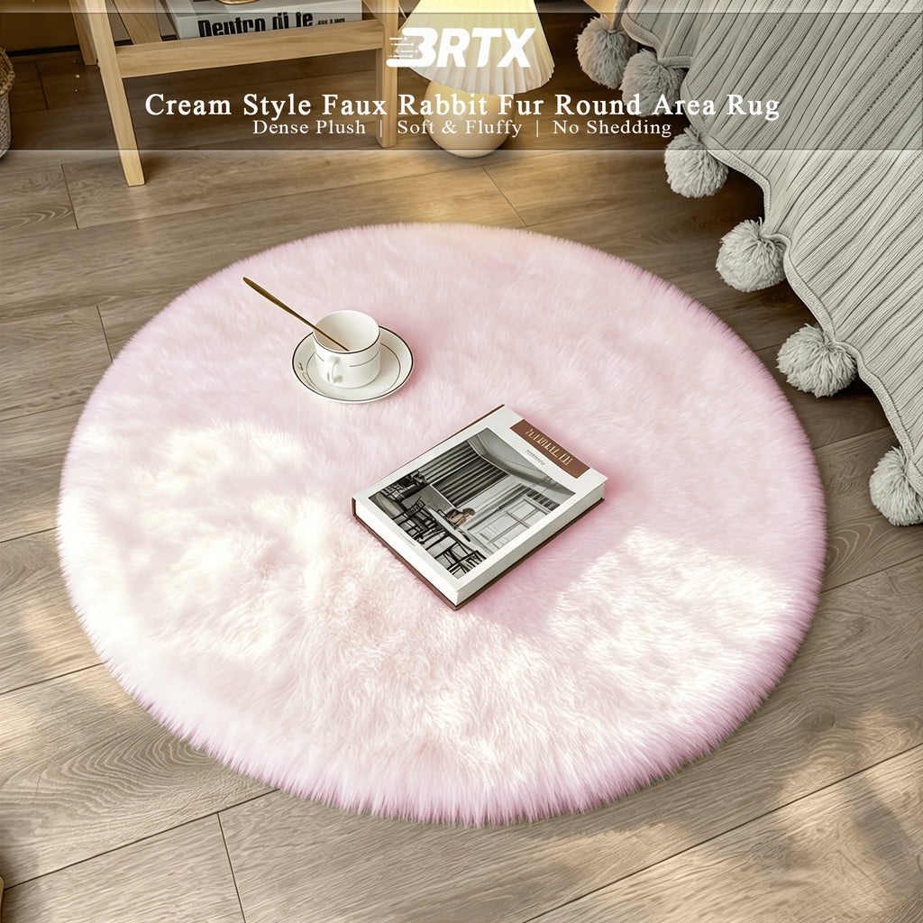 Tapis rond — Pour la pièce à vivre, autre angle