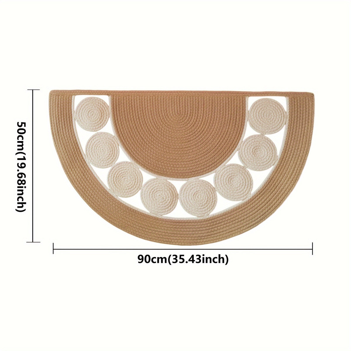 Creusez un demi-cercle / 50*90 Cm
