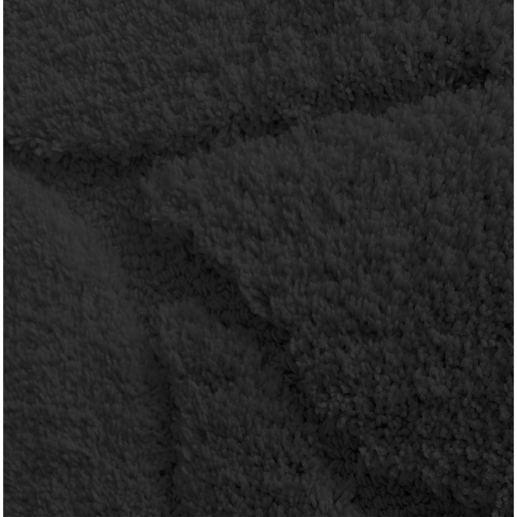 Tapis de bain rond à feuille sculptée, Ø 120 cm, dos TPE