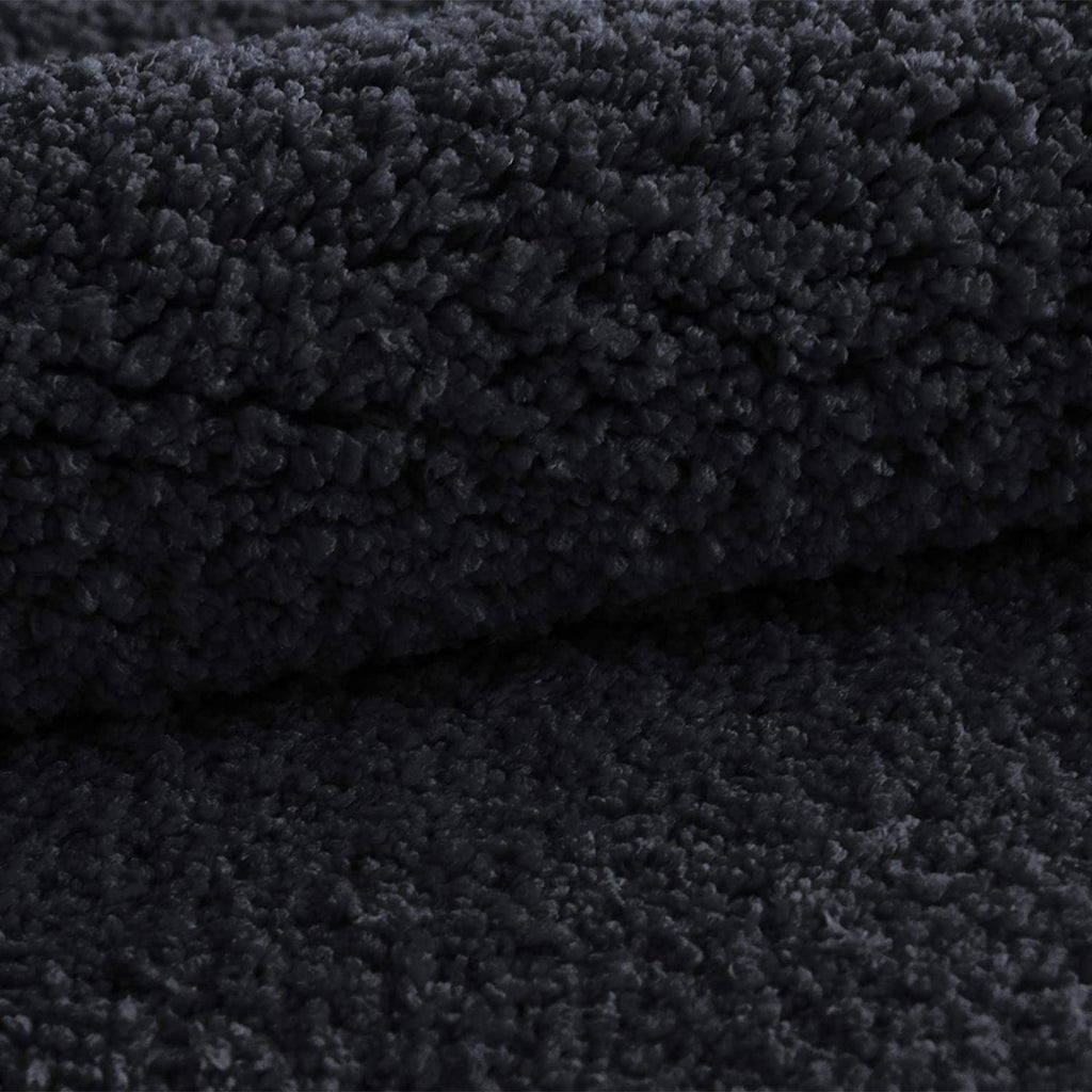 Tapis de bain rond microfibre 30 mm, Ø 95 cm, dix coloris