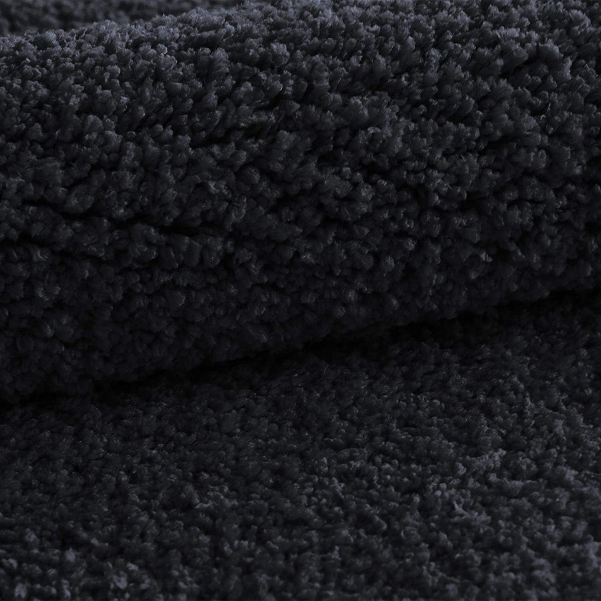 Tapis de bain rond microfibre 30 mm, Ø 95 cm, dix coloris