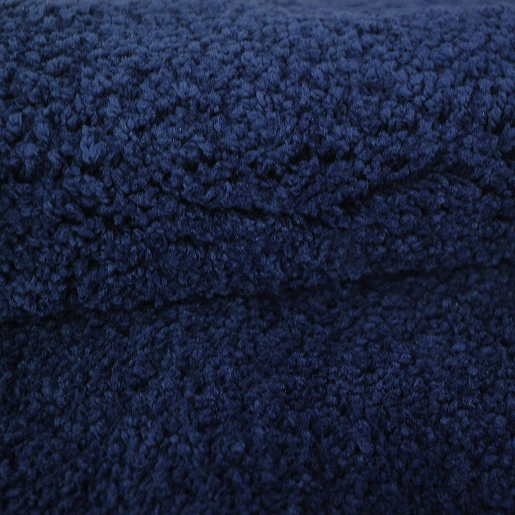 Tapis de bain rond microfibre 30 mm, Ø 95 cm, dix coloris