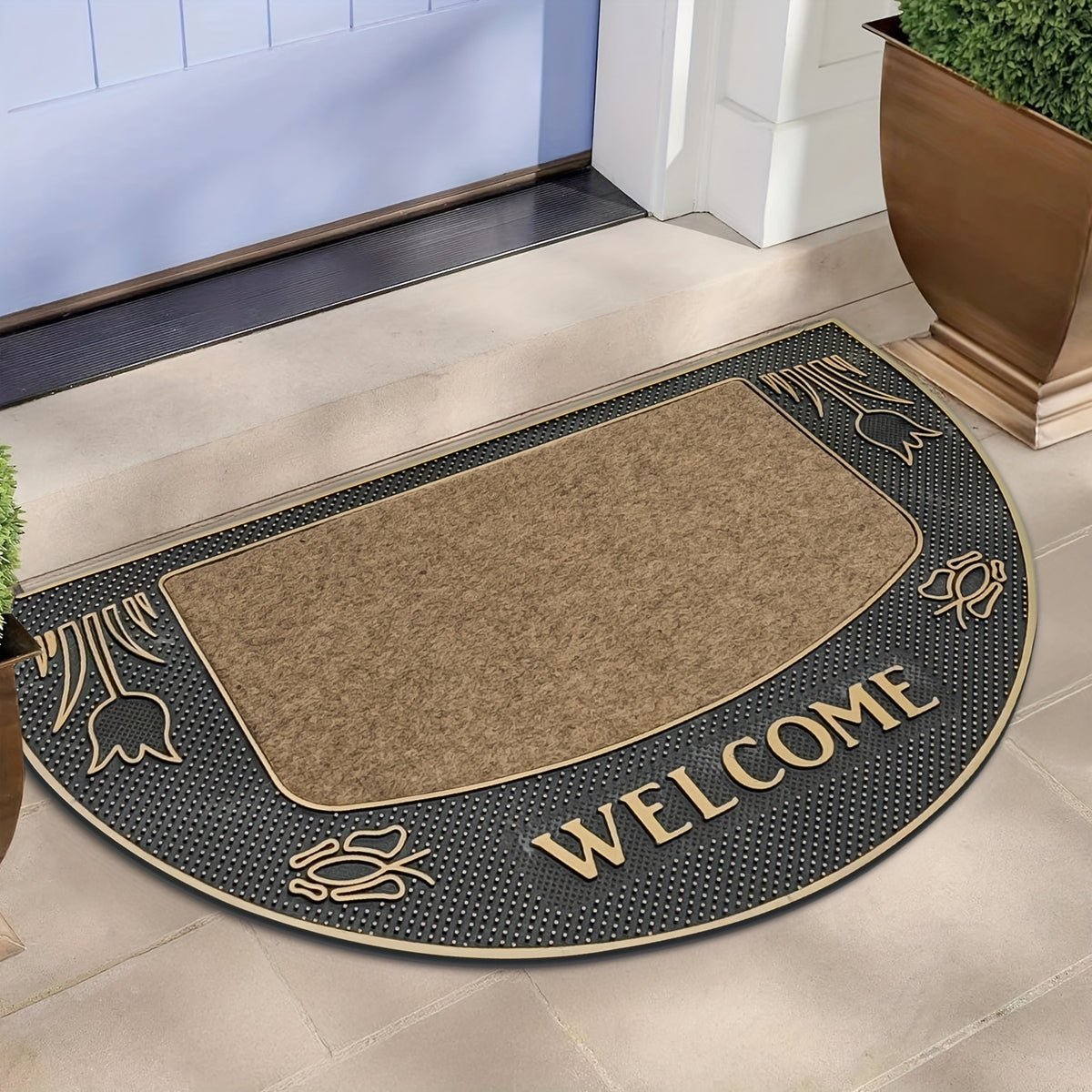 Imprimé en demi-cercle