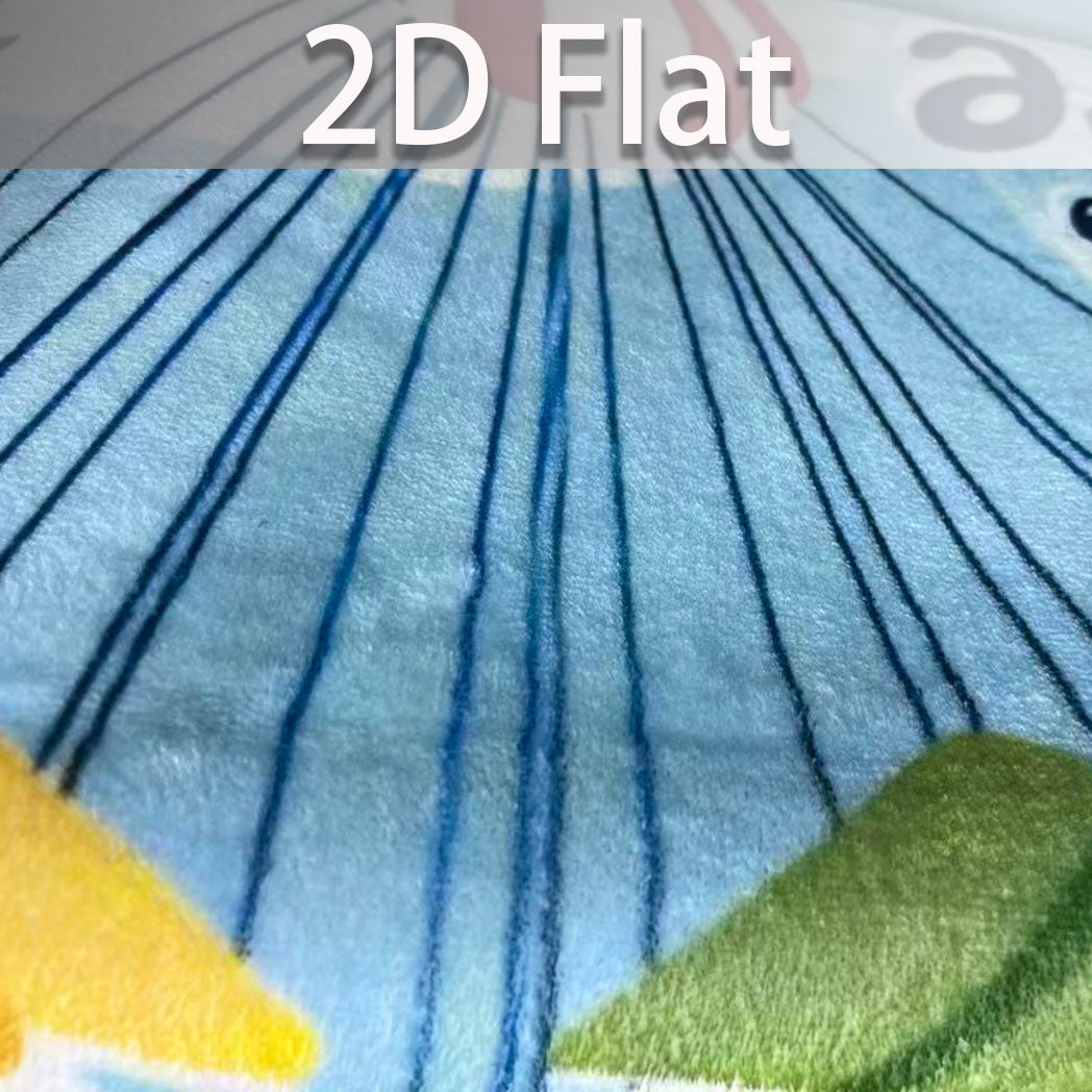 Tapis rond ardoise à légumes dessinés, 7 mm d'épaisseur