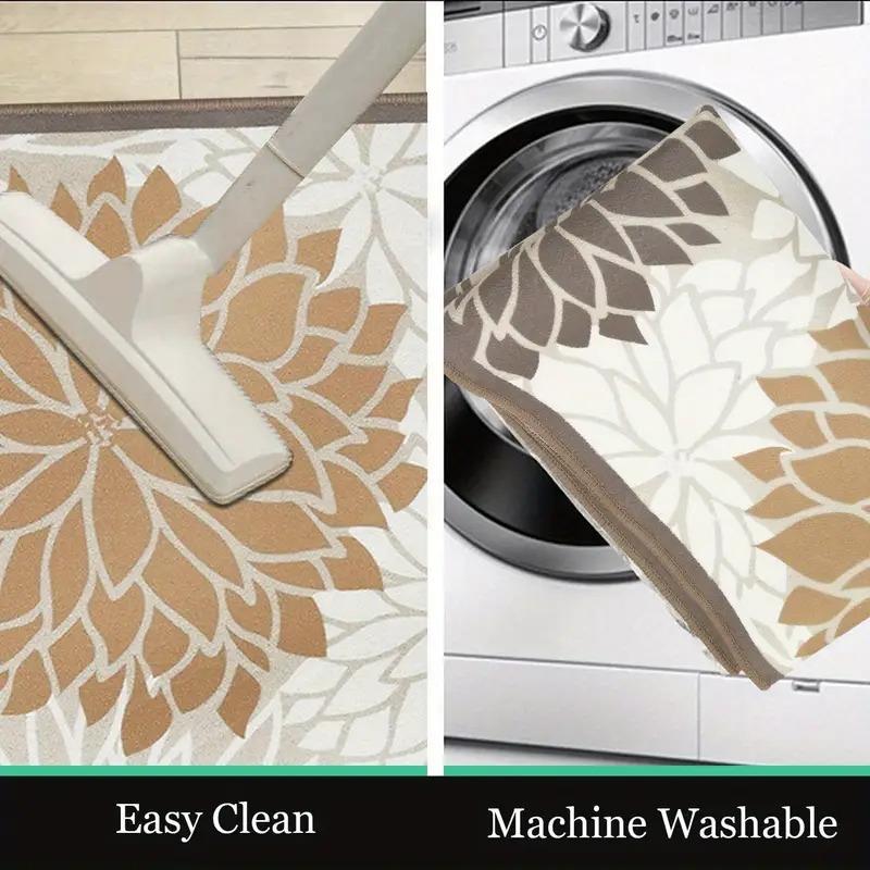Tapis rond beige, deux dessins au choix et cinq diamètres