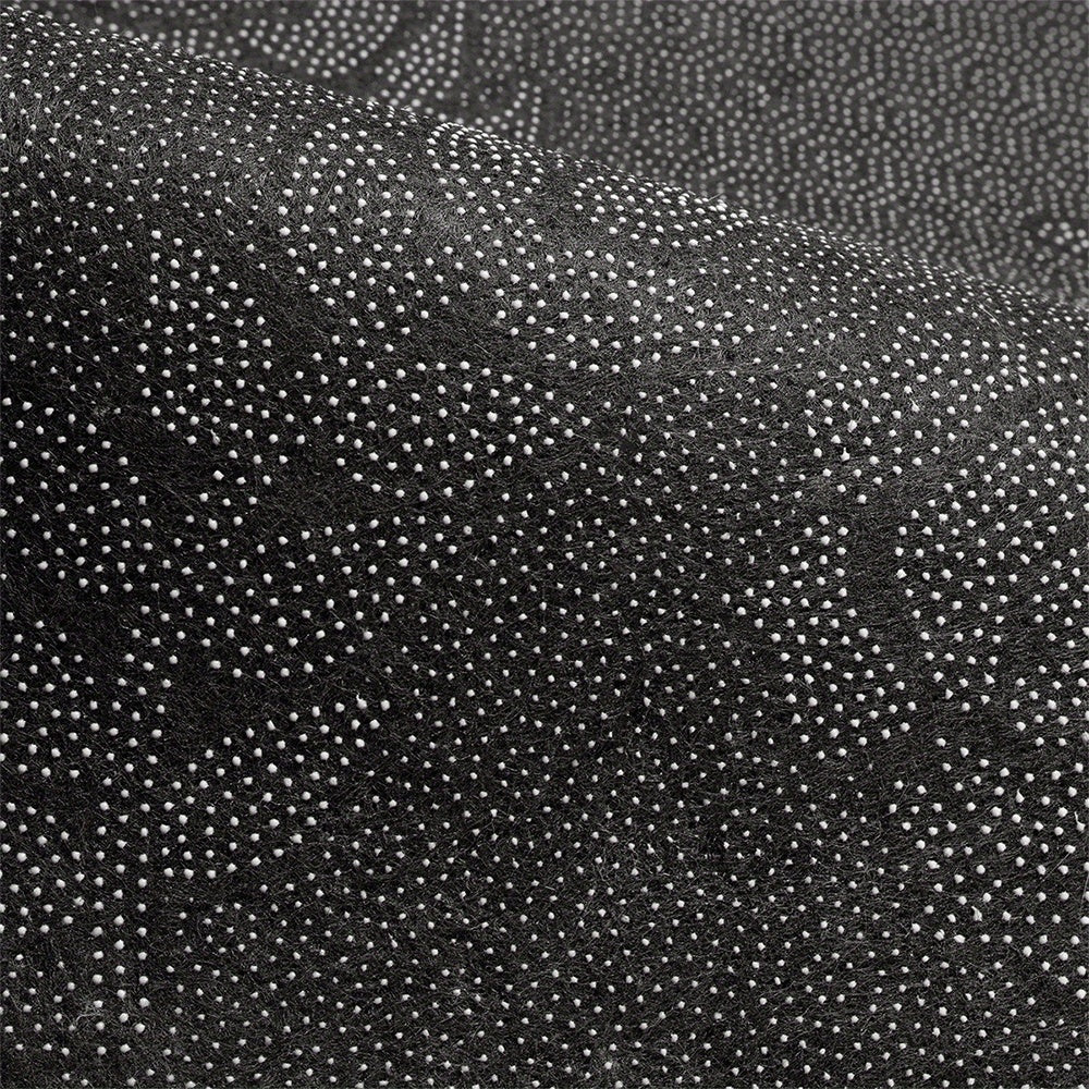 Tapis rond beige et noir à disques superposés, Ø 50 à 160