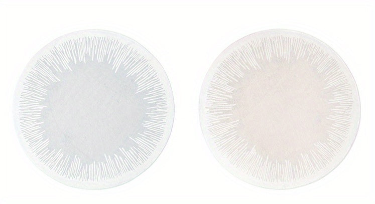 Tapis rond blanc à couronne de traits, faux cachemire doux