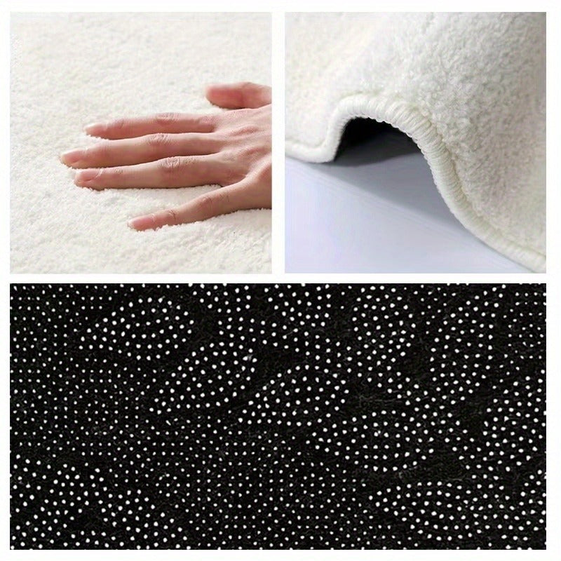 Tapis rond crème et brun foncé, motif rayons, Ø 60 à 150 cm