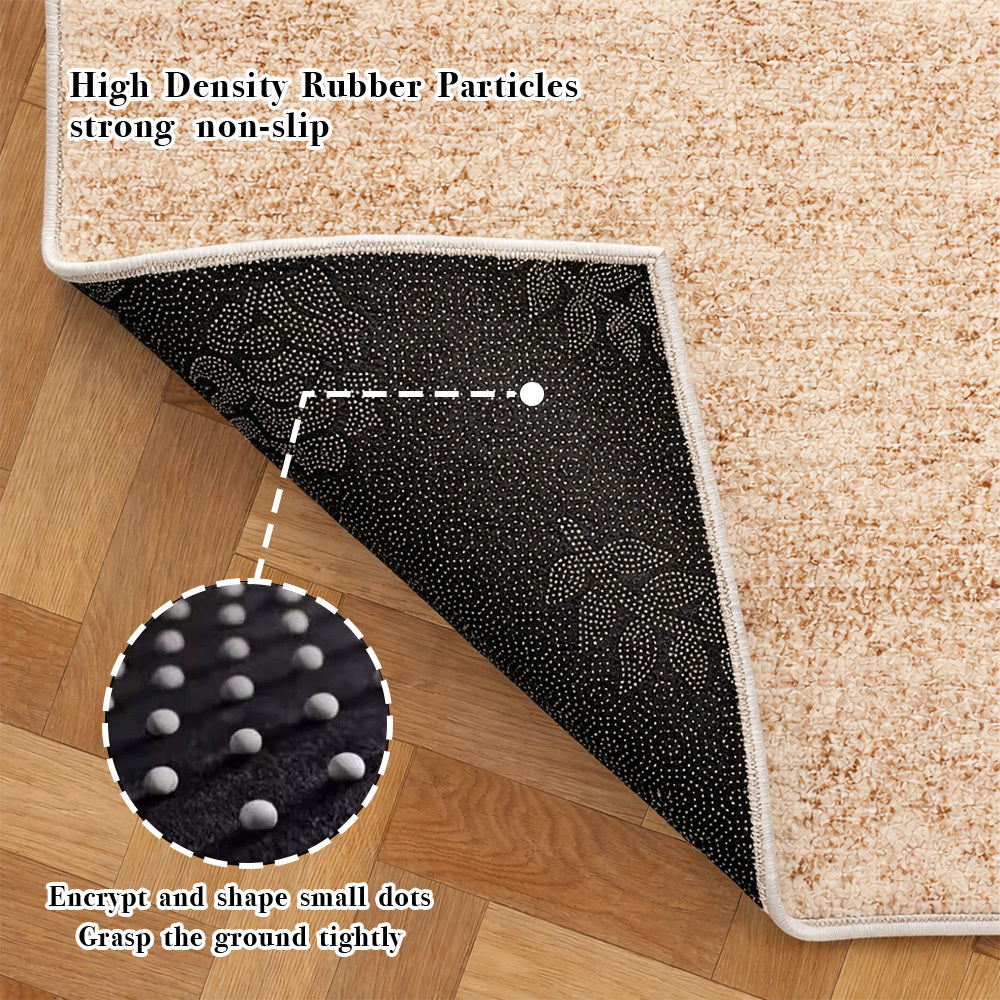 Tapis rond deux chats orange et noir, quatorze diamètres