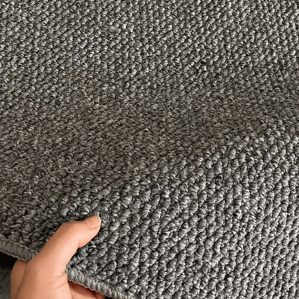 Tapis rond effet sisal tressé, trois coloris en Ø 180 cm