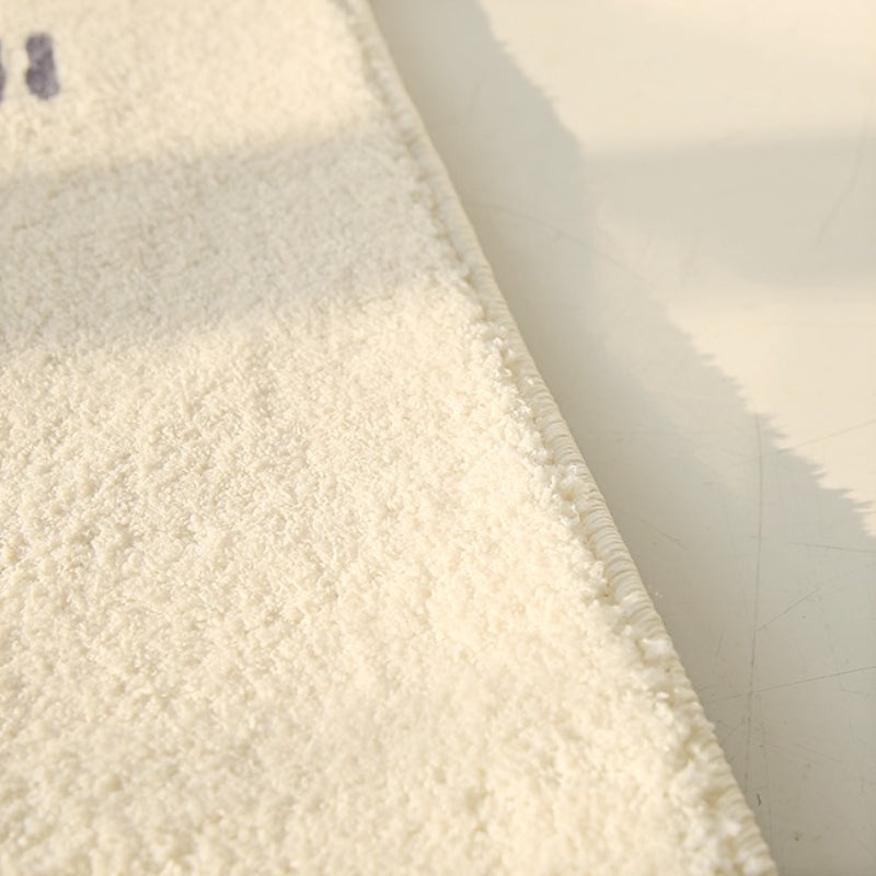 Tapis rond enfant à bordure fleurie ou animalière, 6 tailles