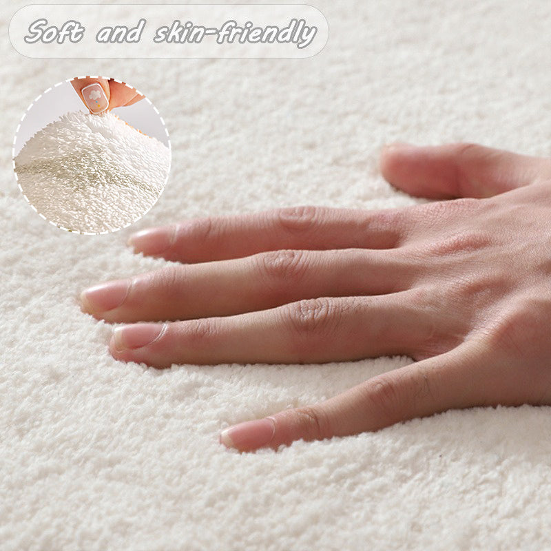 Tapis rond à étoile de douze branches, pastel multicolore