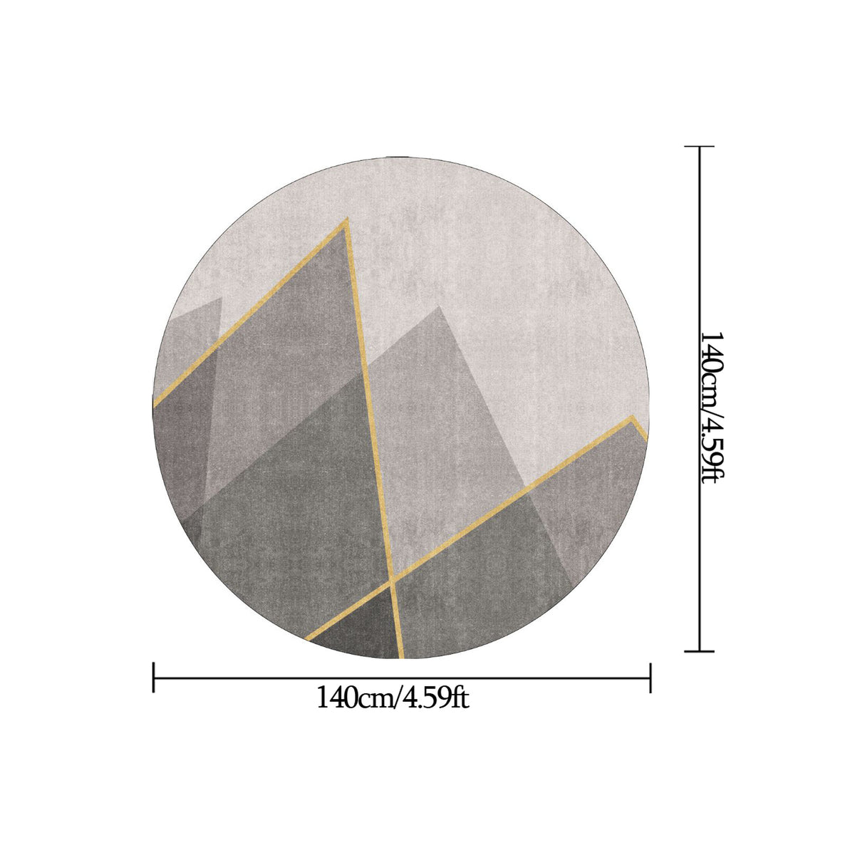 FL268 / 140 x 140 cm - 4.59 x 4.59 pi
