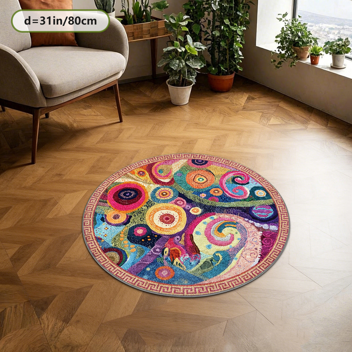 d=31 pouces/80 cm