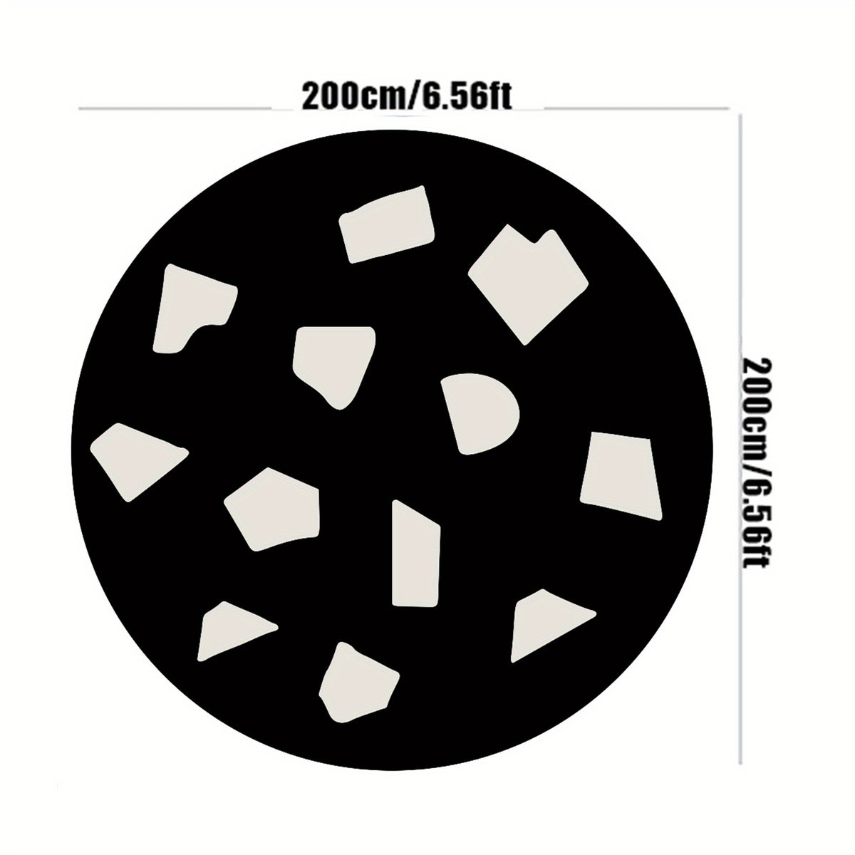FL655 / 200x200 cm - 6,56x6,56 pi, 1 pc