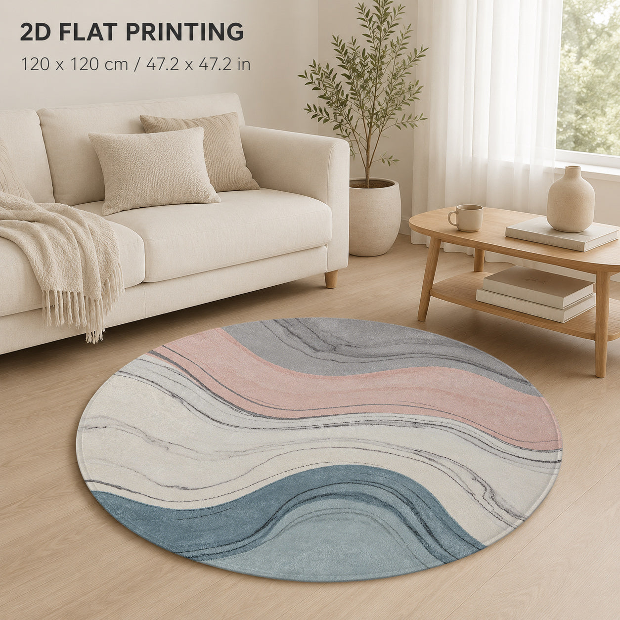 120 cm * 120 cm (47.24 po * 47.24 po) Image
