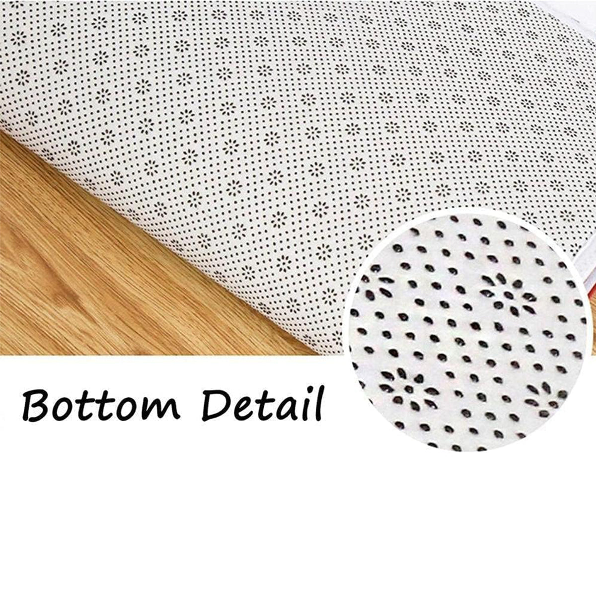 Tapis rond à grande plume, gris ardoise ou crème, Ø 80 à 150 cm