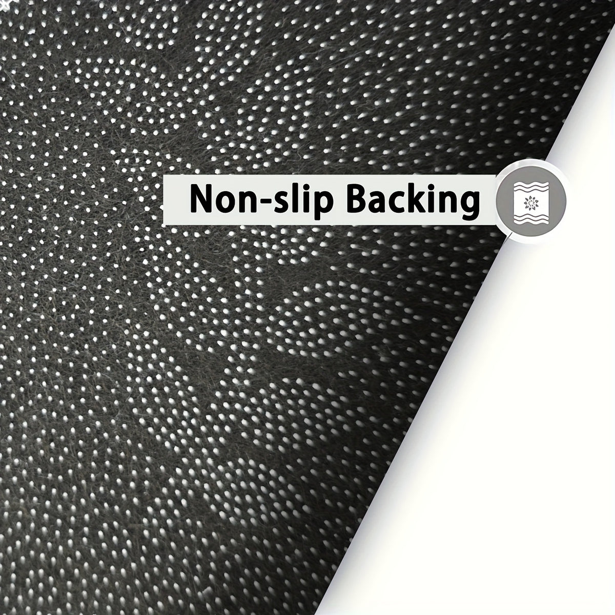 Tapis rond nordique moutarde à chevrons, cinq diamètres