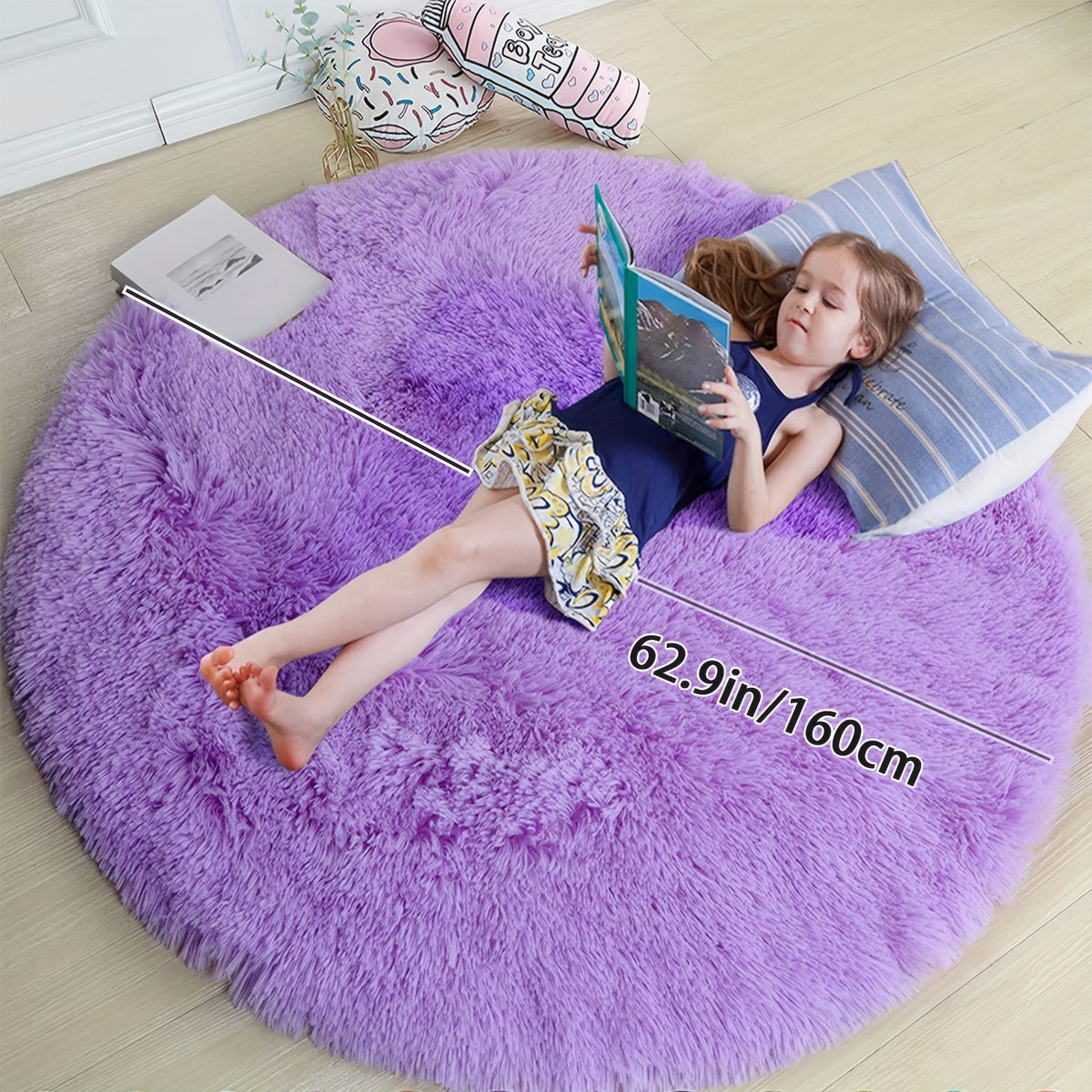 Violet / 62,9 Pouces * 62,9 Pouces / 160 Cm * 160 Cm