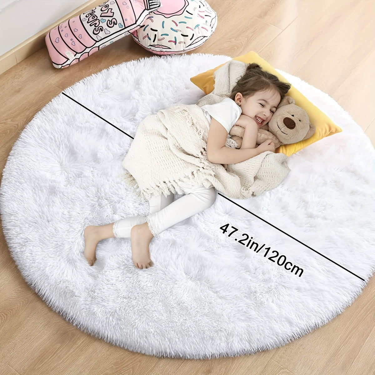 Blanc / 47.2in*47.2in/120cm*120cm