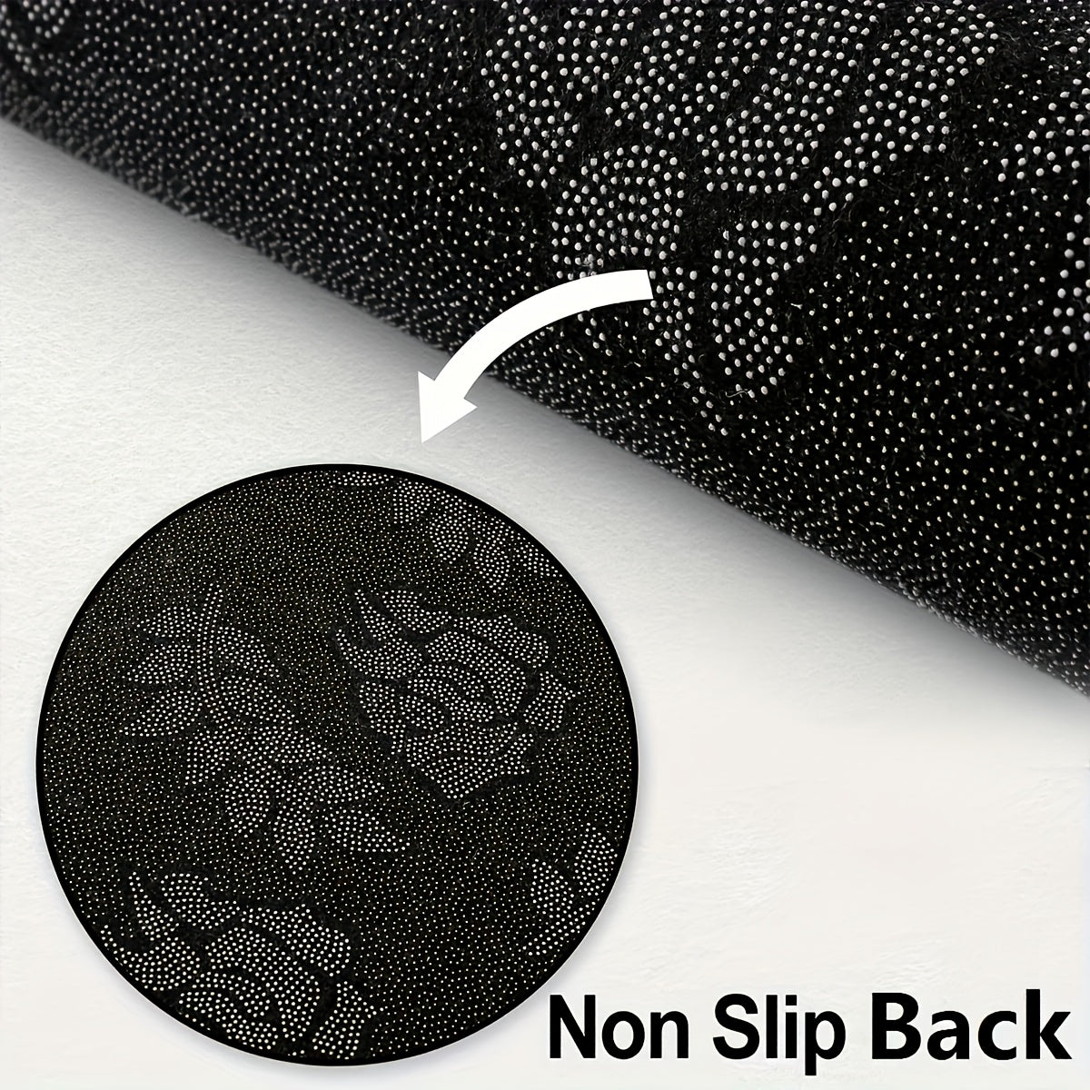 Tapis rond soleil rose poudré et écru, imprimé à plat 2D