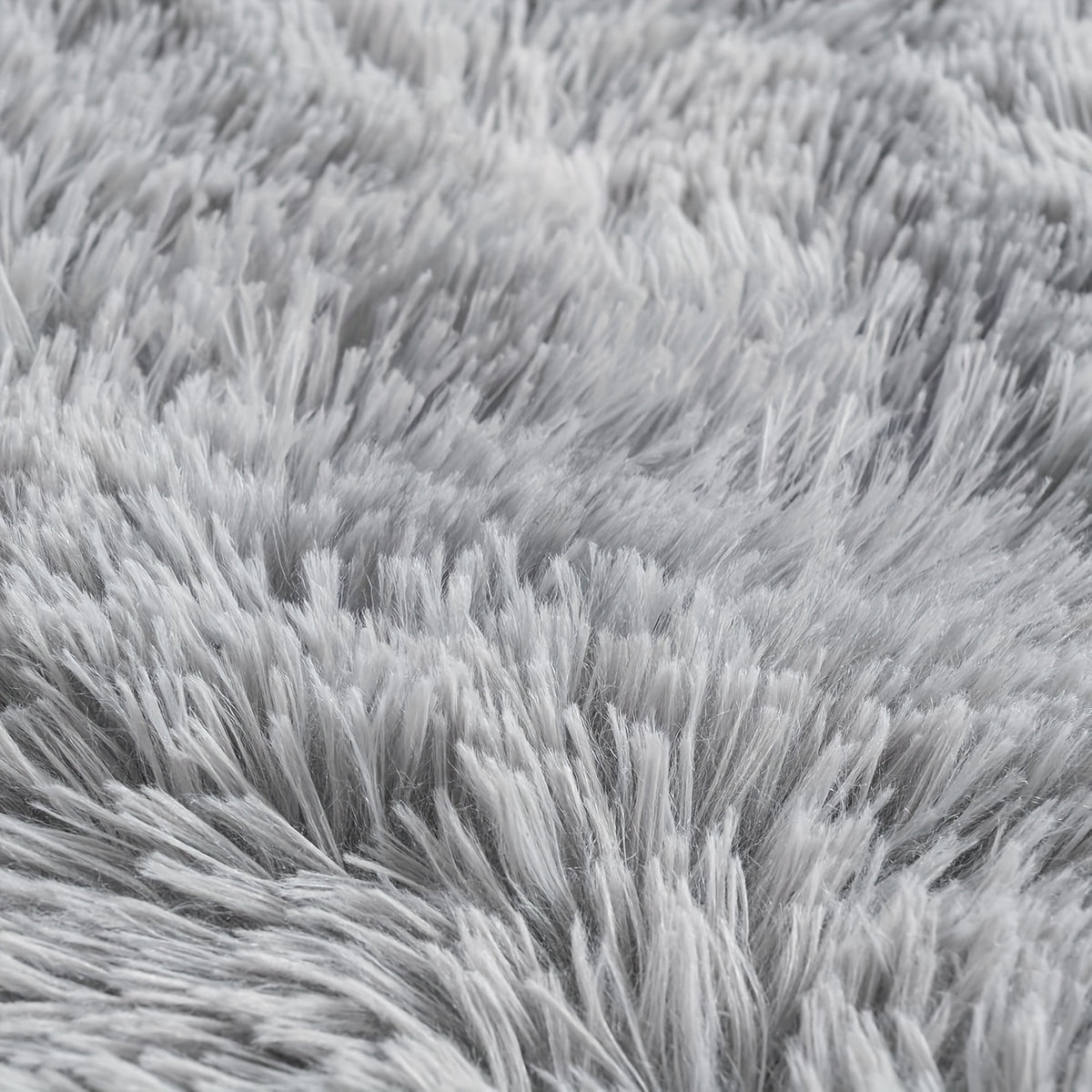 Tapis rond tie-dye gris clair, trois formats de 60 à 200 cm
