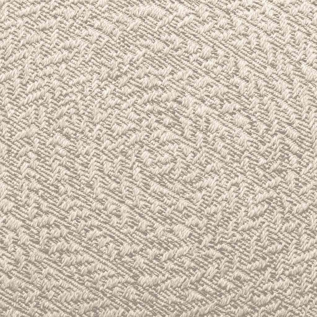 Tapis rond tissé effet corde, crème ou marron, extérieur