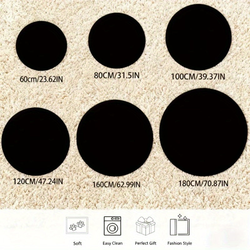 Tapis rond nuage souriant bleu-gris, dès 29,90 €, Ø 180 cm
